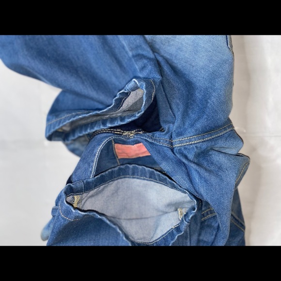 P.O.V jeans with multiple pockets/patchwork/zipper - Picture 14 of 16